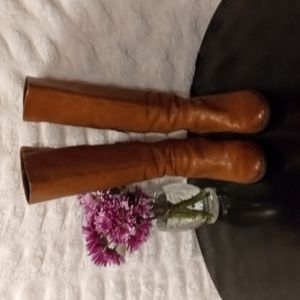 Born Boot  (Genuine Leather Knee High 3" High Heel Riding Style Boot)